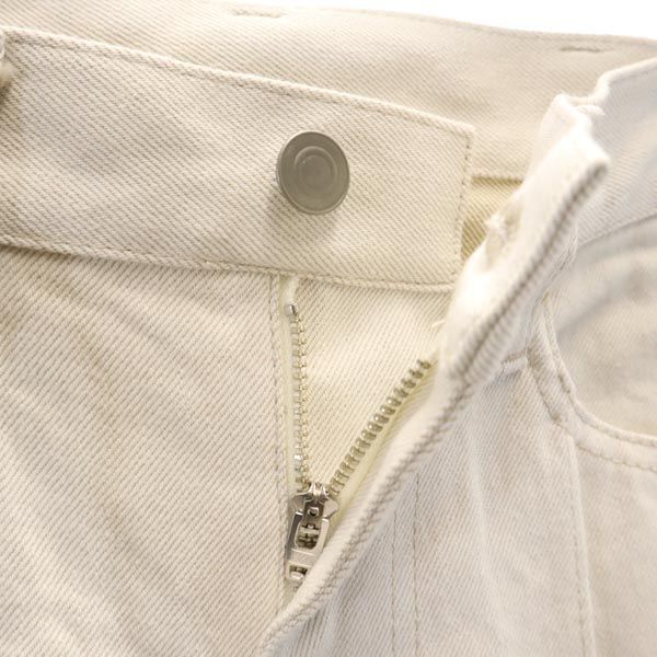 未使用 PUBLIC TOKYO パブリックトウキョウ デニムパンツ 1 ベージュ系 カットオフ レディース