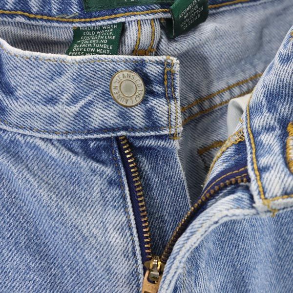 LAUREN JEANS Co. RALPH LAUREN PETITE ローレンジーンズ ラルフローレン テーパードデニムパンツ 14P ジーパン レディース
