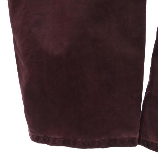 アルマーニジーンズ ストレッチパンツ w30 ボルドー ARMANI JEANS メンズ