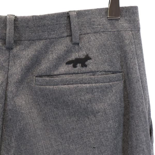 KITSUNE キツネ 三陽商会 イタリア製 ウール ウール100% ロングパンツ 42 グレー メンズ