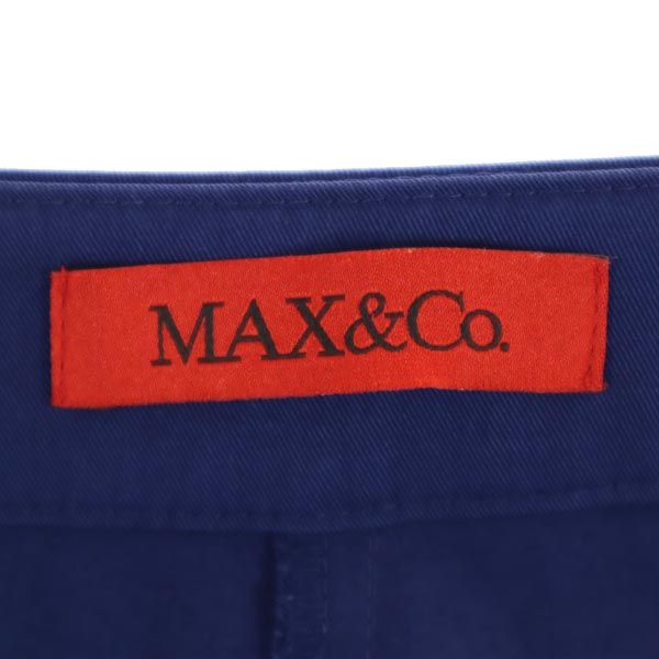 MAX&CO マックスアンドコー クロップドパンツ 36 ブルー レディース