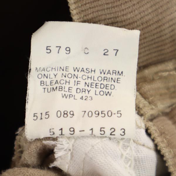 Levi's リーバイス 80s ヴィンテージ コーデュロイパンツ w31 ベージュ系 メンズ