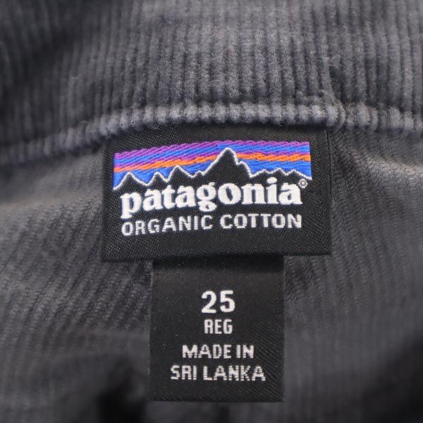 patagonia パタゴニア コーデュロイ アウトドアパンツ w25 グレー系 レディース