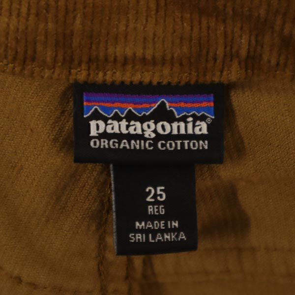patagonia パタゴニア コーデュロイ アウトドアパンツ w25 ブラウン系 ロング レディース
