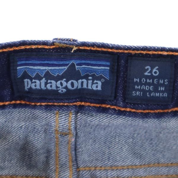 patagonia パタゴニア アウトドア ストレートデニムパンツ w26 スリム ジーパン レディース
