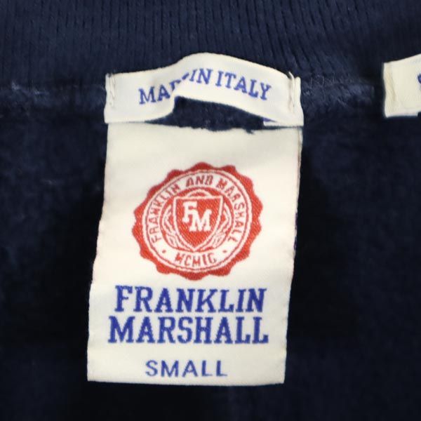 FRANKLIN&MARSHALL フランクリンマーシャル イタリア製 スウェットパンツ S ネイビー 裏起毛 メンズ