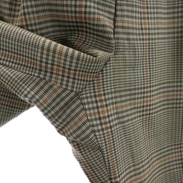 Burberrys バーバリーズ 90s オールド ウール チェック柄 スラックスパンツ 76 カーキ系 メンズ
