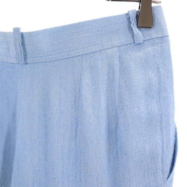 YVES SAINT LAURENT イヴサンローラン パンツ 38 水色 レディース