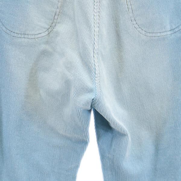 MAX&CO マックスアンドコー イタリア製 フレア コーデュロイパンツ 38 水色 レディース