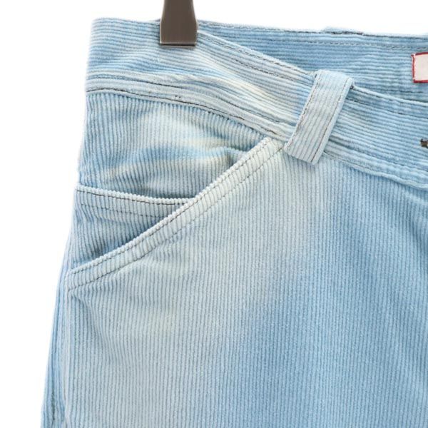 MAX&CO マックスアンドコー イタリア製 フレア コーデュロイパンツ 38 水色 レディース