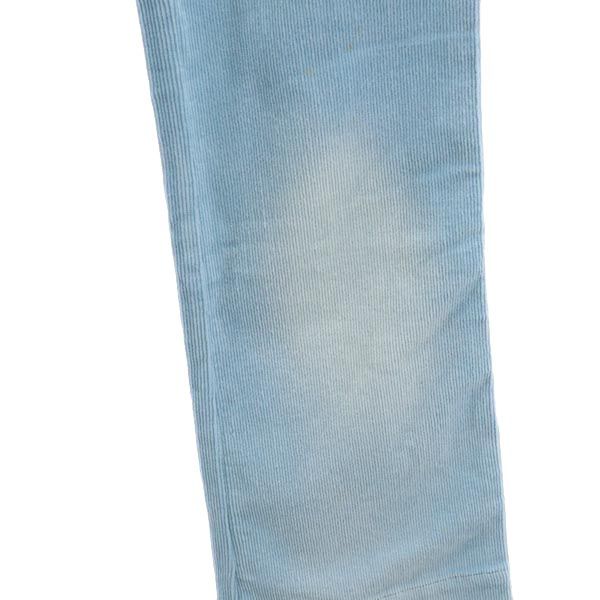 MAX&CO マックスアンドコー イタリア製 フレア コーデュロイパンツ 38 水色 レディース