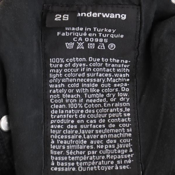 Alexander Wang アレキサンダーワン デニムパンツ w29 ダークグレー レディース