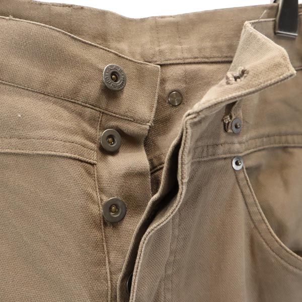 Against All Risks A.A.R アール ストレッチパンツ XL ブラウン系 ボタンフライ メンズ