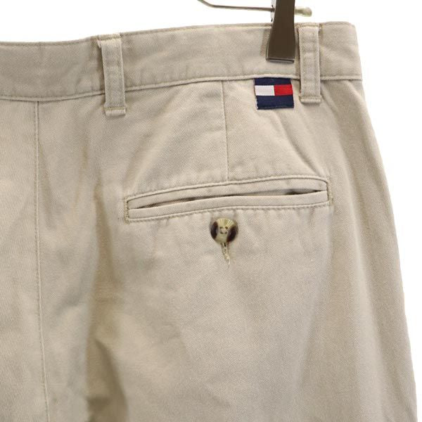 TOMMY HILFIGER トミーヒルフィガー 90s オールド チノパンツ W33 ベージュ フラッグタグ メンズ