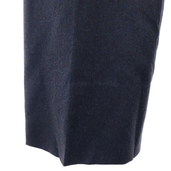 LANVIN ランバン 日本製 ウール スラックスパンツ 91 ネイビー系 メンズ