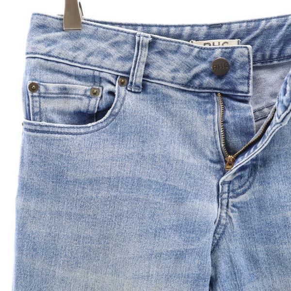 RHC アールエイチシー テーパードデニムパンツ w24 ロンハーマン RON HERMAN ジーンズ レディース