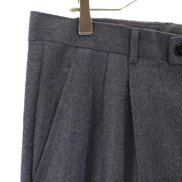 LANVIN ランバン ウール スラックスパンツ 88 グレー メンズ