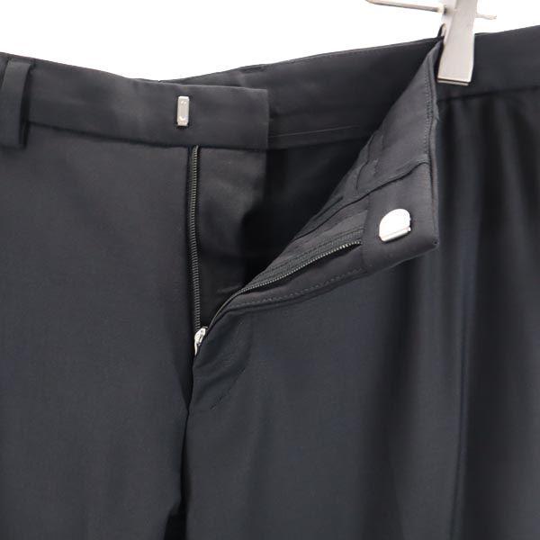 ボスヒューゴボス ウールブレンド スラックスパンツ IT 46 ネイビー BOSS HUGO BOSS メンズ