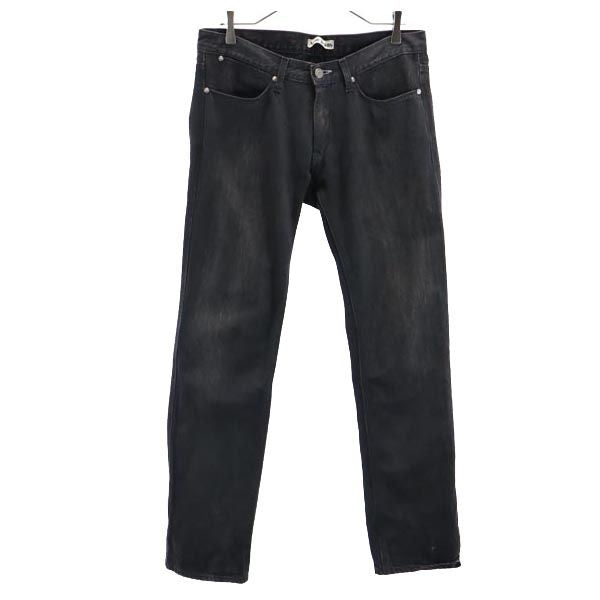 Acne Jeans アクネジーンズ ストレートデニムパンツ ダークグレー ジーンズ メンズ