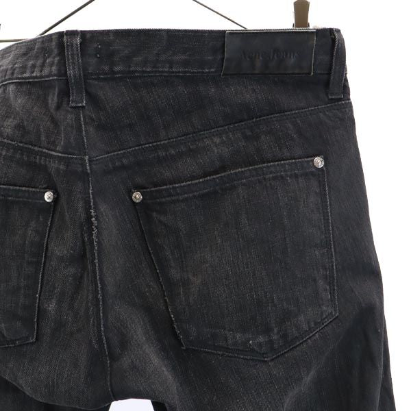 Acne Jeans アクネジーンズ ストレートデニムパンツ ダークグレー ジーンズ メンズ