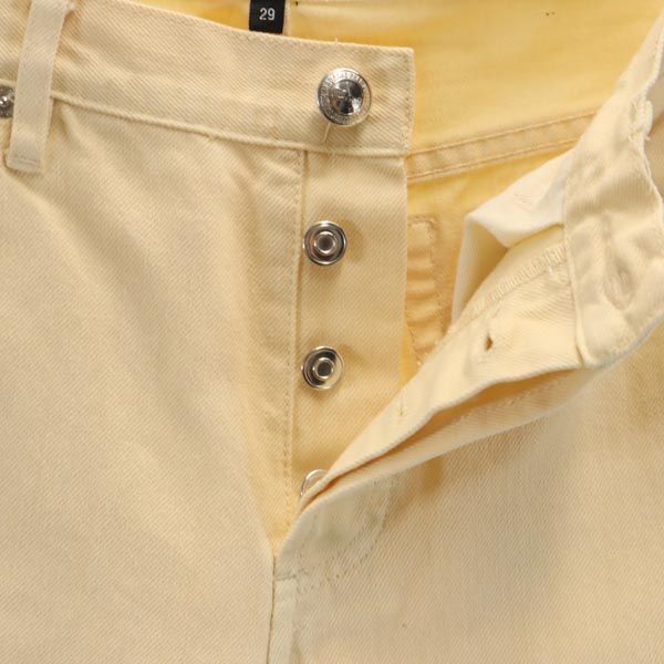 A.P.C. アーペーセー スリム パンツ w29 クリーム系 ボタンフライ メンズ