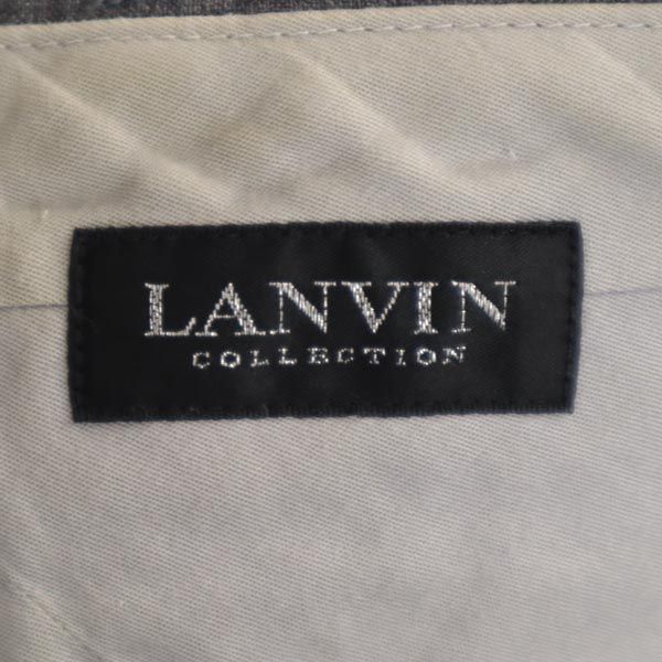 LANVIN ランバン 日本製 ウール スラックスパンツ 94-94 グレー メンズ