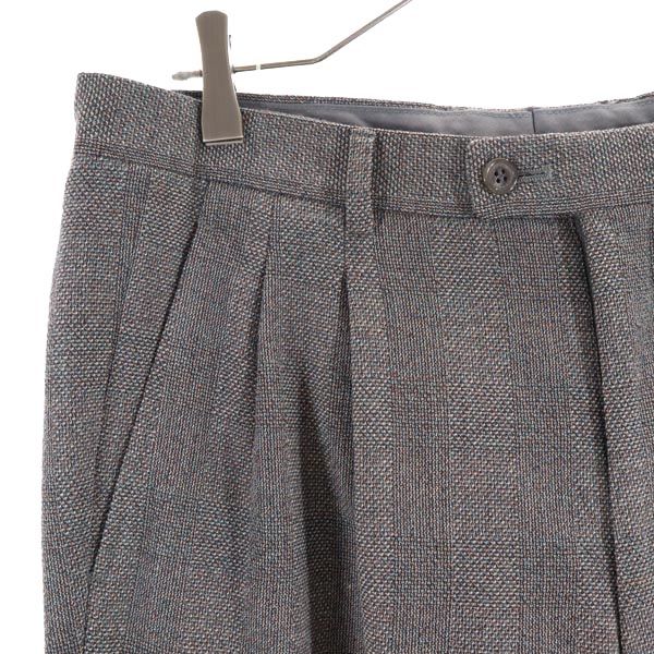 LANVIN ランバン ウール スラックスパンツ R48-45-85 グレー メンズ