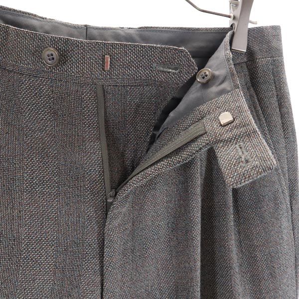 LANVIN ランバン ウール スラックスパンツ R48-45-85 グレー メンズ