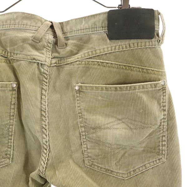 ARMANI EXCHANGE アルマーニエクスチェンジ コーデュロイパンツ 30 カーキ メンズ