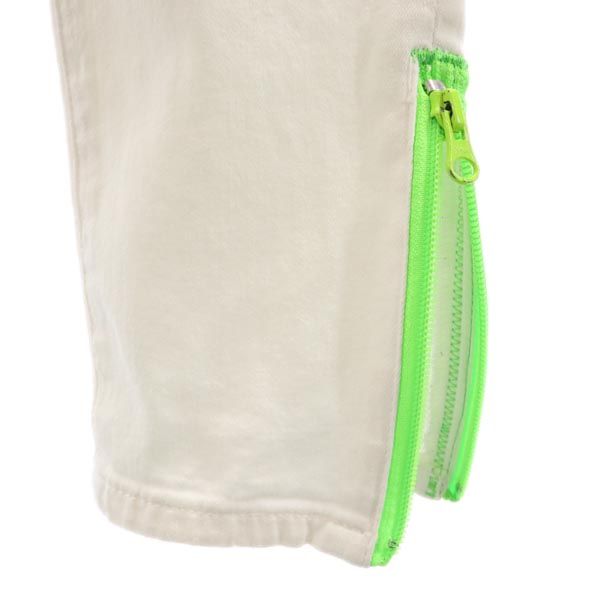 Paul Smith ポールスミス 裾ジッパー付 ロングパンツ 38 ホワイト レディース