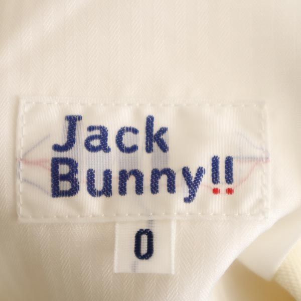 Jack Bunny!! ジャックバニー ロゴプリント ゴルフ ロングパンツ 0 アイボリー系 レディース