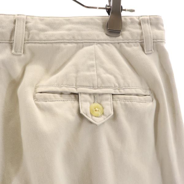 TOMMY HILFIGER トミーヒルフィガー 90s オールド テーパードパンツ w33 ベージュ メンズ