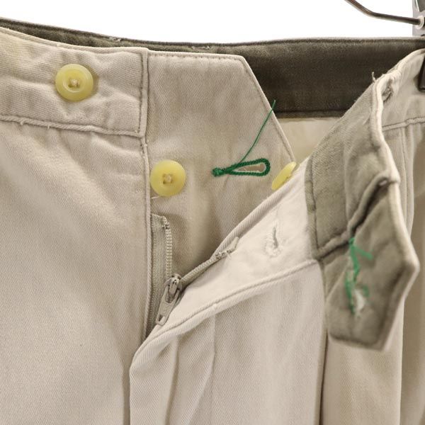 TOMMY HILFIGER トミーヒルフィガー 90s オールド テーパードパンツ w33 ベージュ メンズ
