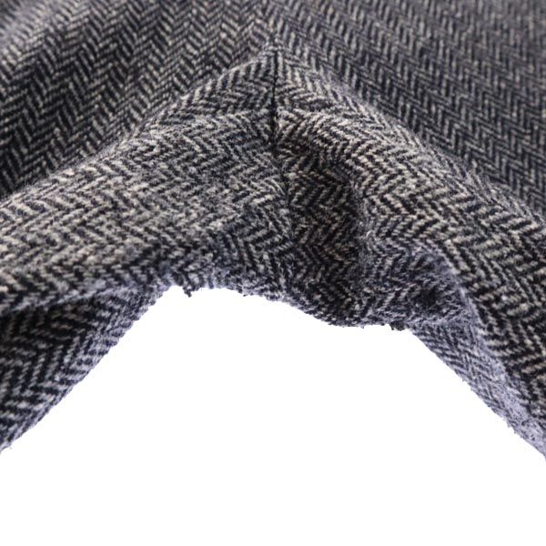 MAX&CO マックスアンドコー ウールブレンド ヘリンボーン ロングパンツ 36 グレー系 レディース