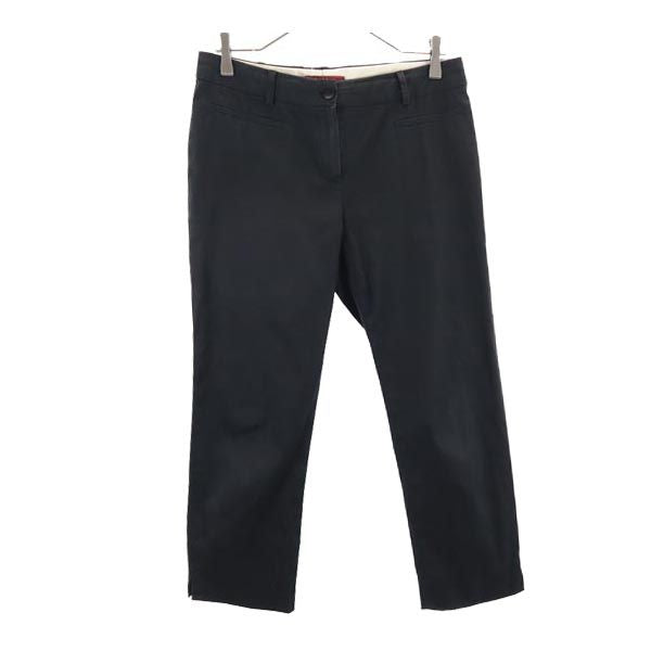 MAX MARA マックスマーラ テーパードパンツ 40 ブラック系 レディース
