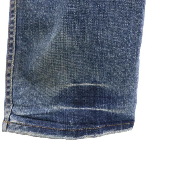 ARMANI EXCHANGE アルマーニエクスチェンジ USA製 ストレートデニムパンツ w28 ダメージ加工 メンズ
