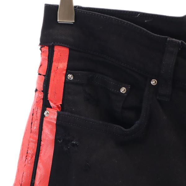 AMIRI アミリ ライン ロングパンツ 30 ブラック メンズ