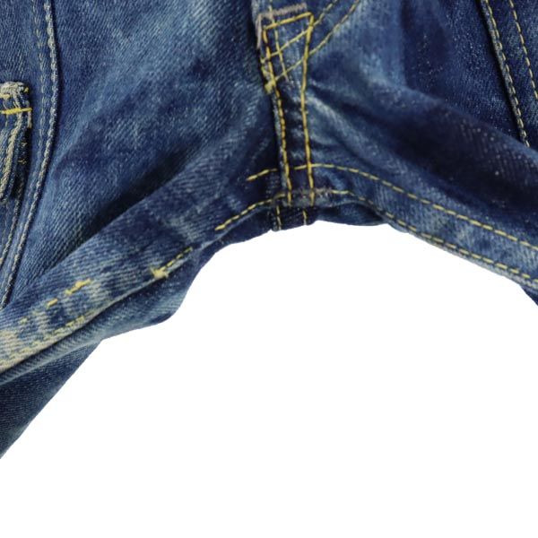 FAB FOUR ファブフォー 日本製 ブーツカットデニムパンツ 0 ダメージ加工 フレアデニムパンツ ジーンズ レディース