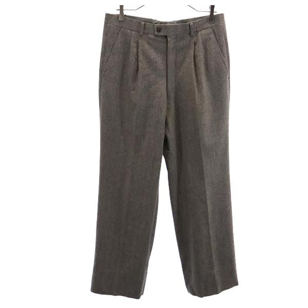 LANVIN ランバン ウール スラックスパンツ R48-45-85 グレー メンズ