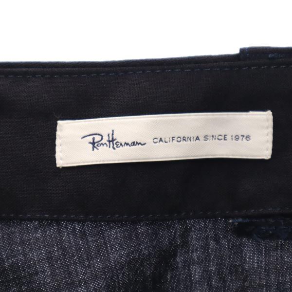 Ron Herman ロンハーマン 日本製 ウール ベイカー パンツ S ネイビー ワークパンツ ボタンフライ メンズ