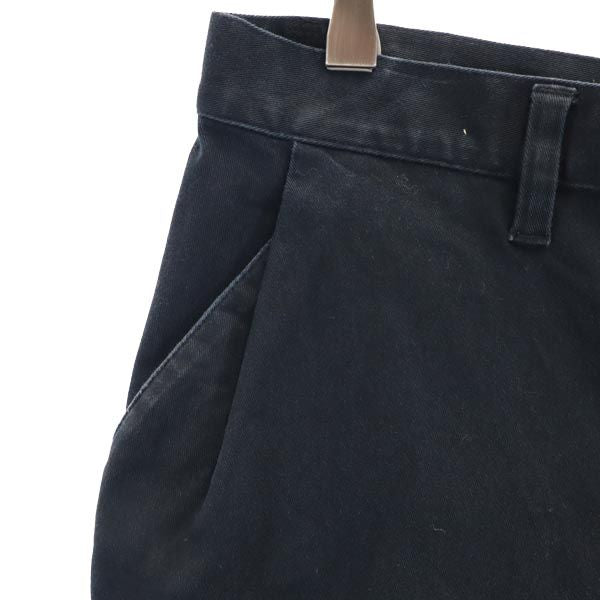 ランバンオンブルー クロップドパンツ 48 ブラック系 LANVIN en Bleu レディース