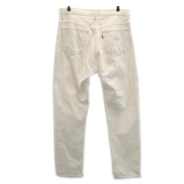 Levi's リーバイス 90s カナダ製 テーパードデニムパンツ w34 ホワイト系 ビッグサイズ ジーンズ ボタンフライ メンズ