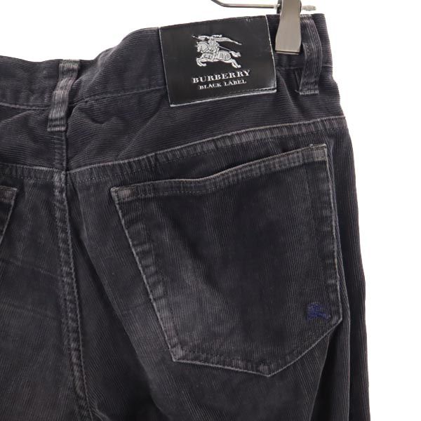 BURBERRY BLACK LABEL バーバリーブラックレーベル 三陽商会 コーデュロイパンツ 73 グレー メンズ