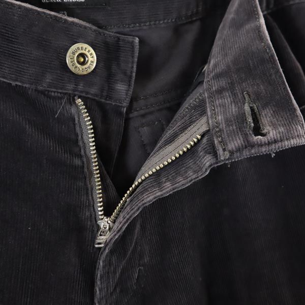 BURBERRY BLACK LABEL バーバリーブラックレーベル 三陽商会 コーデュロイパンツ 73 グレー メンズ