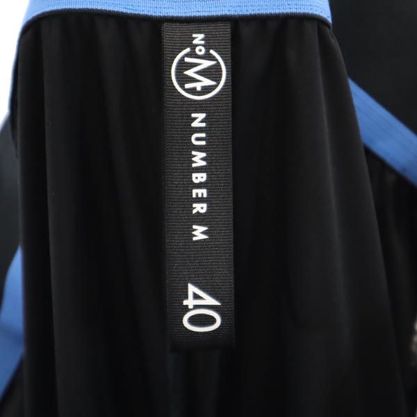 NUMBER M ナンバーエム 日本製 ワイドパンツ 40 ブラック系 メンズ