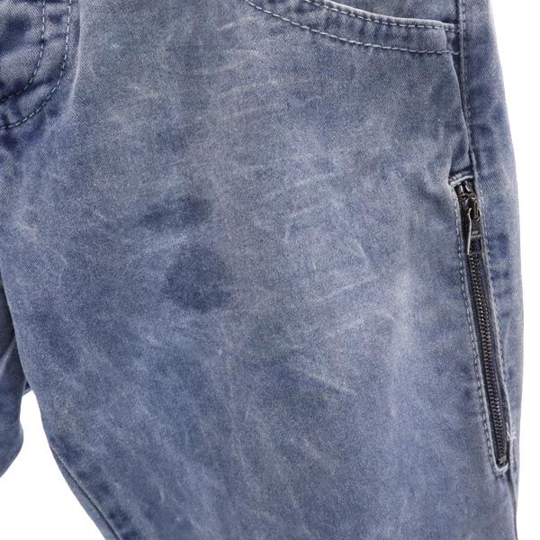 NEIL BARRETT ニールバレット イタリア製 ロングパンツ 30 ブルー系 ボタンフライ メンズ