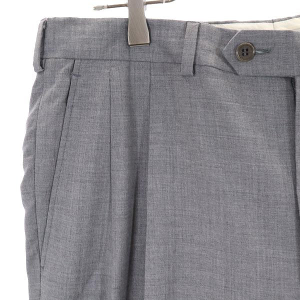 FENDI フェンディ イタリア製 ウール スラックスパンツ 50 グレー系 メンズ