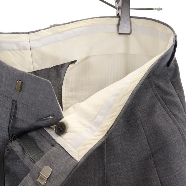 FENDI フェンディ イタリア製 ウール スラックスパンツ 50 グレー系 メンズ