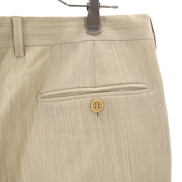 FENDI フェンディ イタリア製 ウール スラックスパンツ 50 ベージュ系 メンズ