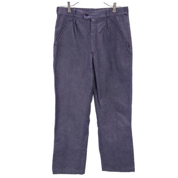 テーパード ロングパンツ ネイビー メンズ